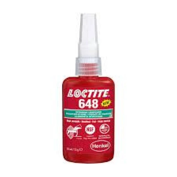 LOCTITE 648 Yüksek Mukavemetli Presli Geçme 50ml