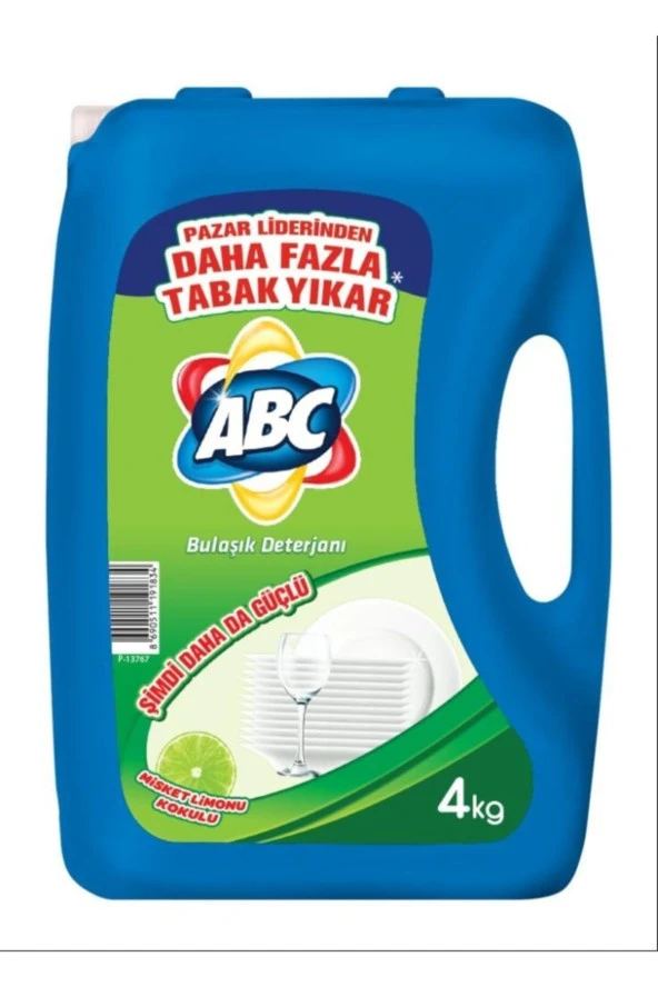 ABC Bulaşık Deterjanı Misket Limonu 4 kg