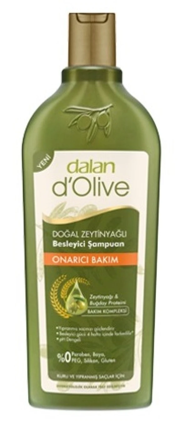 Dalan Zeytinyağlı Onarıcı Bakım Şampuanı 400 ml