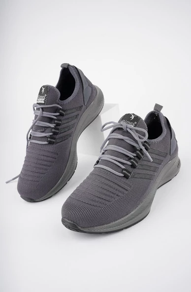 Muggo Couto Garantili Günlük Ortopedik Bağcıklı Çizgili Erkek Sneaker Spor Ayakkabı - 6