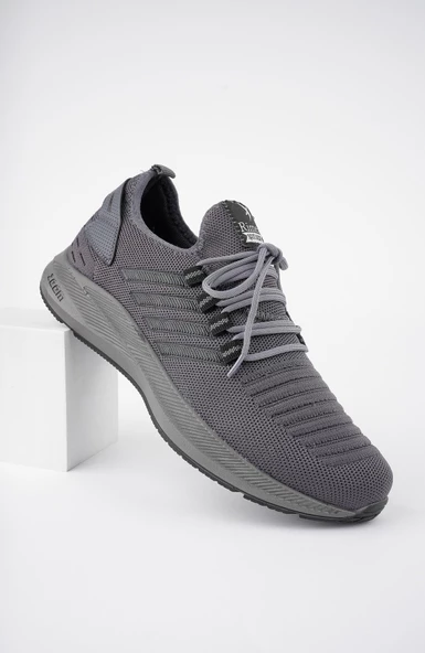 Muggo Couto Garantili Günlük Ortopedik Bağcıklı Çizgili Erkek Sneaker Spor Ayakkabı - 8