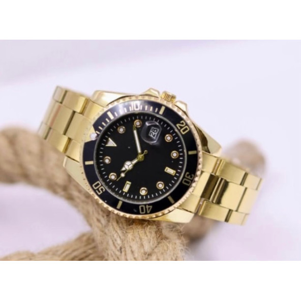 Gold Renk Metal Kadın Kol Saati - 2