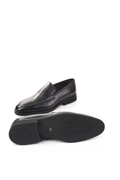 PapuçSepeti 3726 Hakiki Deri Bağcıksız Rahat Klasik Erkek Ayakkabı - Resim 5