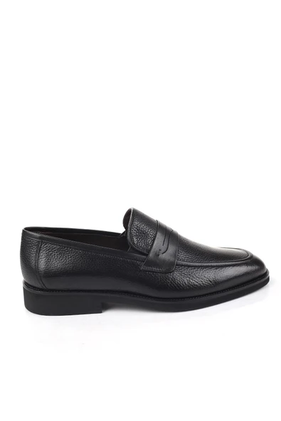 PapuçSepeti 3726 Hakiki Deri Bağcıksız Rahat Klasik Erkek Ayakkabı - Resim 2