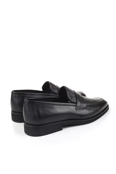 PapuçSepeti 3726 Hakiki Deri Bağcıksız Rahat Klasik Erkek Ayakkabı - Resim 4