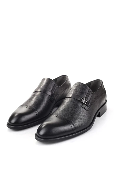 Smart 1603 Hakiki Deri Bağcıksız Klasik Erkek Ayakkabı - Resim 2