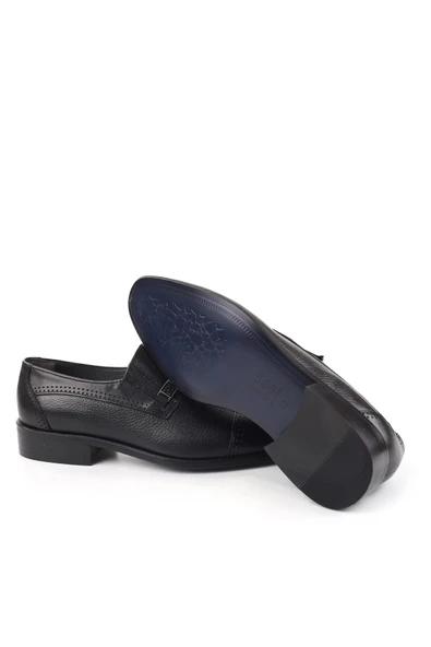 Smart 1603 Hakiki Deri Bağcıksız Klasik Erkek Ayakkabı - Resim 5