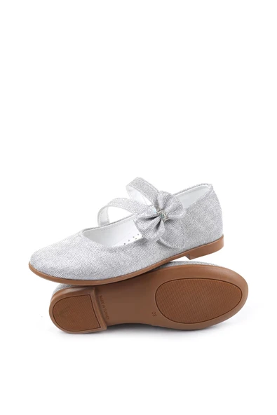 Papuç Sepeti 3735 Kız Çocuk Taşlı Balerin Babet Ayakkabı - Resim 10