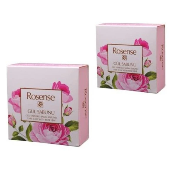 Rosense Gül Yapraklı Bakım Sabunu 100 gr 2 Adet