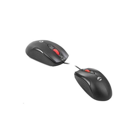 Everest Usb Siyah Kırmızı Tuşlu Türkçe Multimedia Kablolu Klavye + Mouse Set Km-6825 - 3