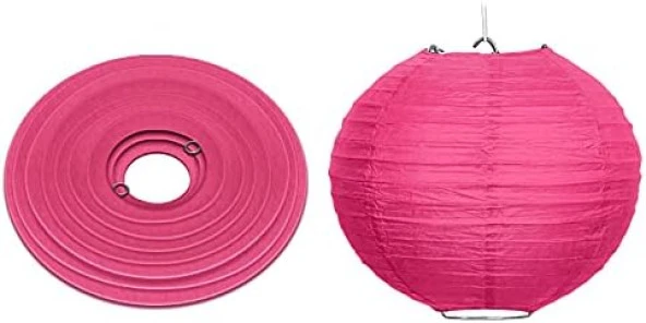 Japon Feneri Fuşya 20 cm ürün görseli 1
