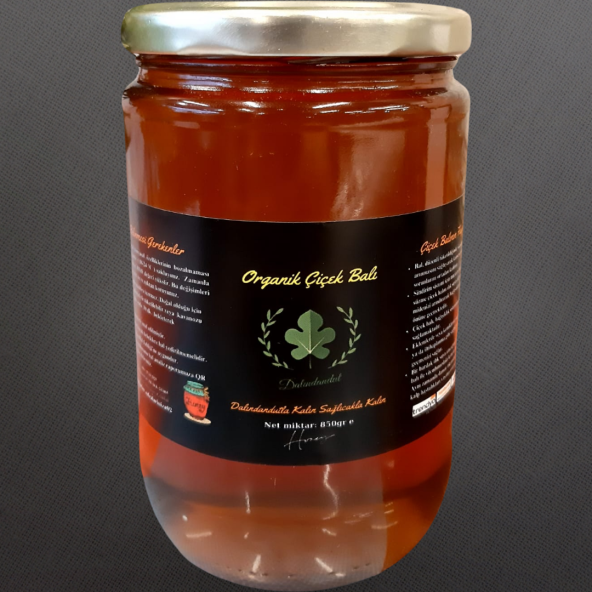 Dalındandut Yeni Mahsül Doğal Organik Çiçek Balı 850 gr