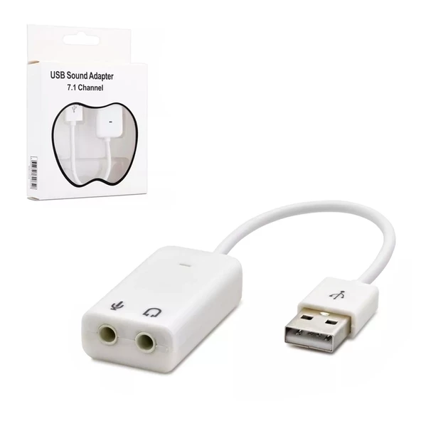 Usb Ses Kartı Kablolu 7.1 Mikrofonlu Hdx-5263/Gab-Usc61