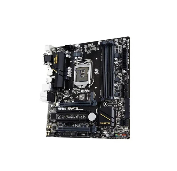 Gigabyte B150M-D3H Intel B150 Express Soket LGA1151 DDR4 2133MHz Sata 3 M.2 USB 3.0 Micro ATX Anakart - 2
