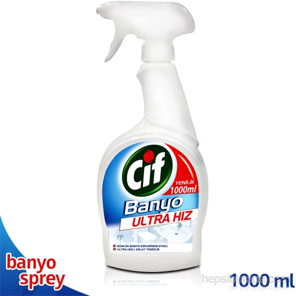Cif Sprey Ultra Hız Banyo 1000 ML