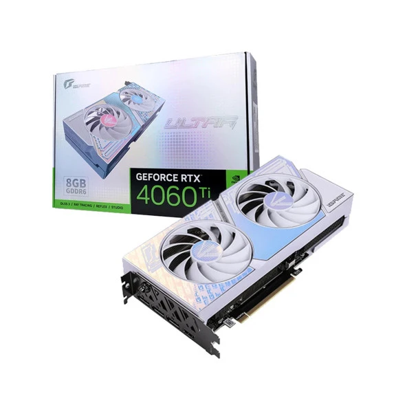 Colorful GeForce RTX 4060 Ti iGame Ultra W DUO 8GB GDDR6 128Bit HDMI/DP Ekran Kartı