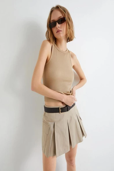 Koton Halter Yaka Atlet Fitilli Slim Fit - 2