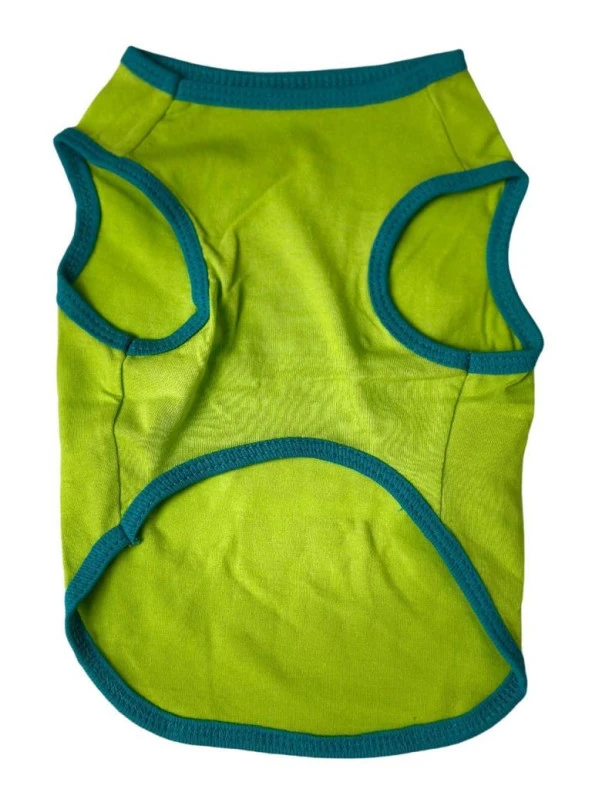 Petmamacı Kedi ve KÜÇÜK Köpek T-Shirt Yeşil M EN:26 BOY:37CM - 2