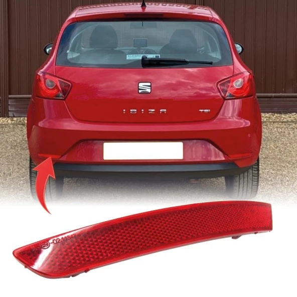 6J4945105C SEAT IBIZA 4 (6J5, 6P1) 12-17 REFLEKTOR ARKA SOL