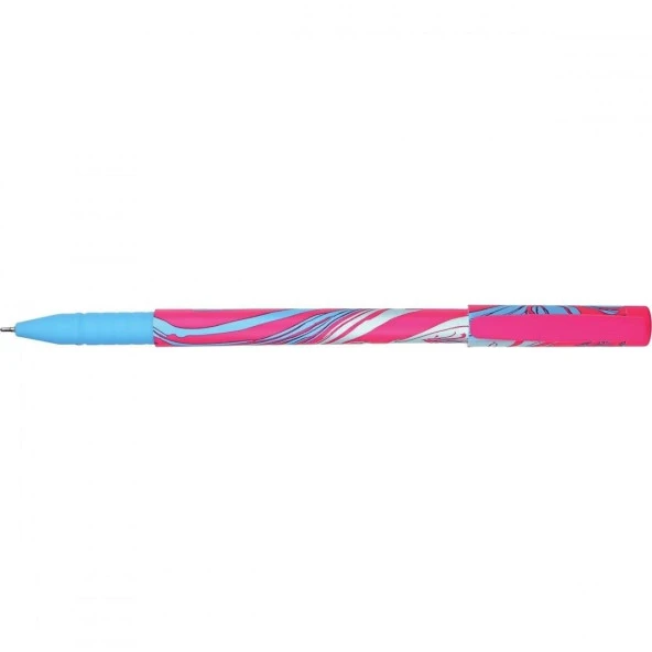 Maxx Jel Kalem Vinson Desenli 0.7 MM Mavi Jel Kalem (20 Li Paket) - 2