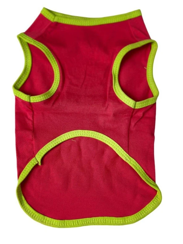 Petmamacı Kedi ve KÜÇÜK Köpek T-Shirt Kırmızı XS EN:20 BOY:27CM - 2