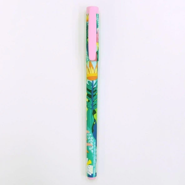 Maxx Jel Kalem Vinson Desenli 0.7 MM Mavi Jel Tükenmez Kalem (20 Li Paket) - Resim 2