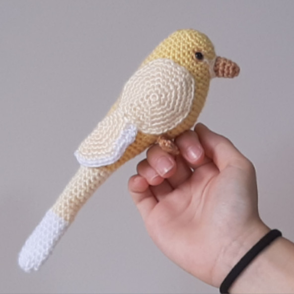 Amigurumi Örgü Oyuncak Kuş Kanarya - 5