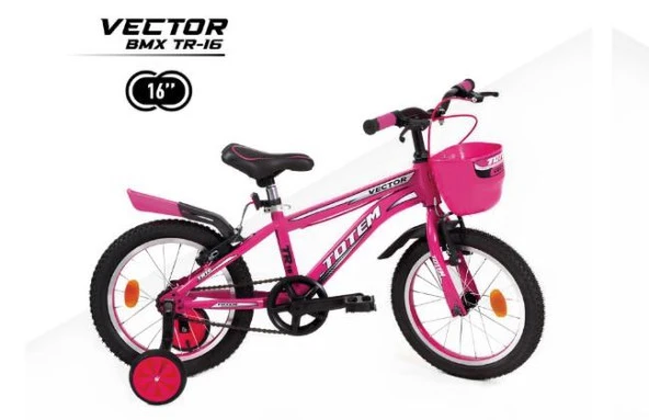 TOTEM 16 JANT VECTOR BİSİKLET-PEMBE