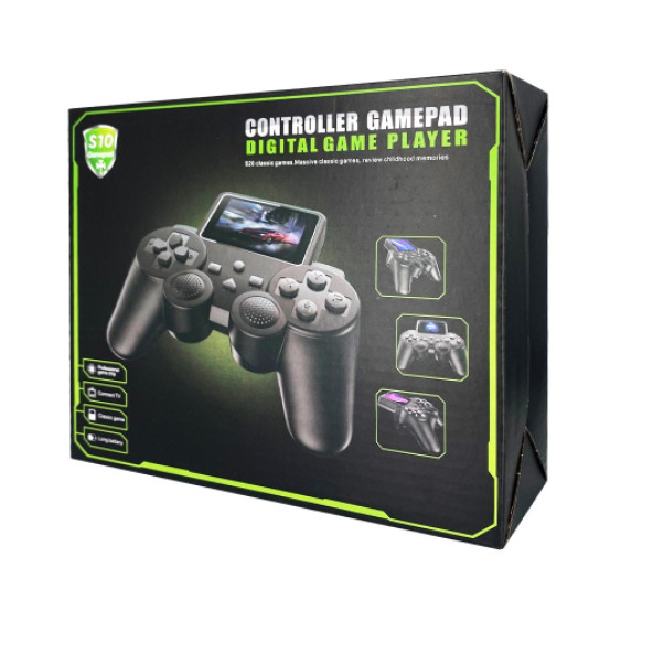 S10 Mini El Oyun Konsolu Kablosuz Gamepad 520 Oyun Tek Konsol - 3