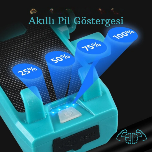 TechTic 5in1 Bisiklet Feneri Şarjlı Telefon Tutucu+Korna +Sis Farı 3500Mah PowerBank Scooter Lambası - 6