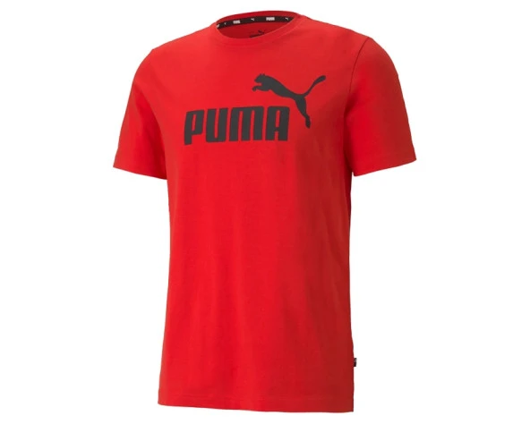Puma Essential Logo Tee Erkek Beyaz Günlük Stil Tişört 58666611