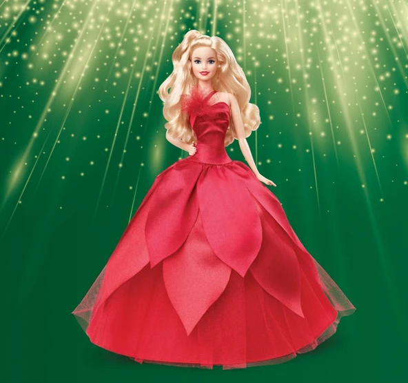 Barbie 2022 Mutlu Yıllar Bebeği - Sarışın