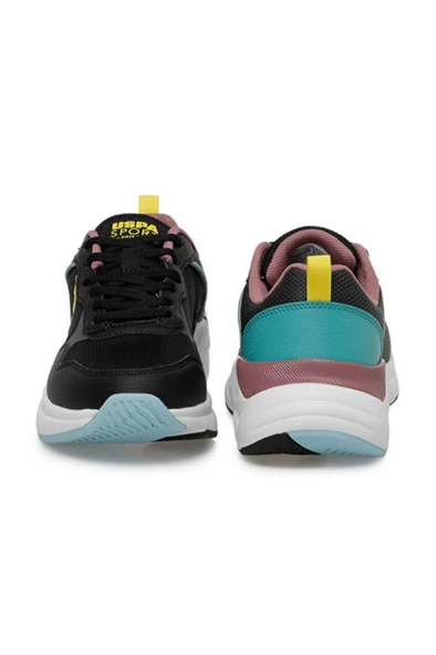 U.S. Polo Assn. MELINDA 4FX 101501981 Kadın Spor Ayakkabı Siyah Sarı Mavi 36-40 - 7