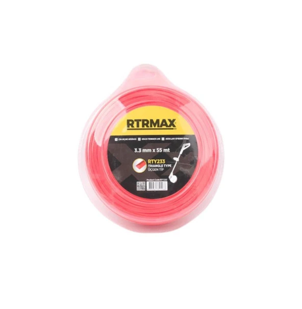 Rtrmax Rty233 Tırpan Misina Üçgen 3.3 Mm 55 M