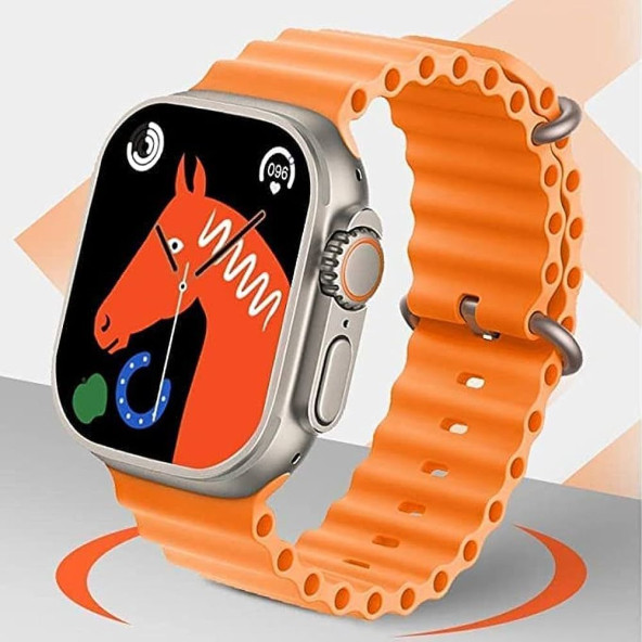 Watch 8 Ultra Ios Android Uyumlu Akıllı Saat 1.99INCH Bluetooth Arama Sağlık Spor Verileri Ölçüm - 3