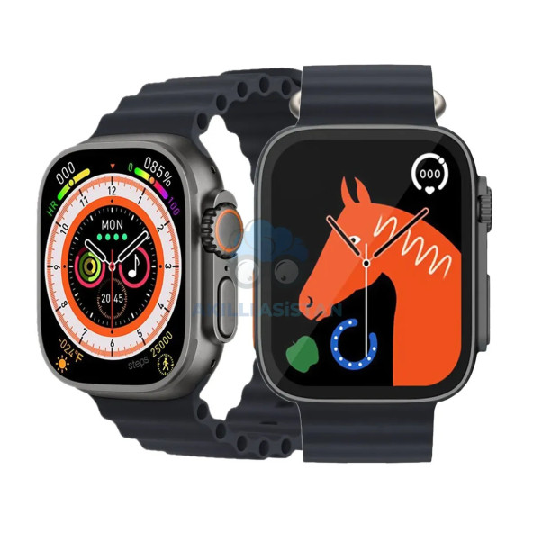 Watch 8 Ultra Ios Android Uyumlu Akıllı Saat 1.99INCH Bluetooth Arama Sağlık Spor Verileri Ölçüm - 4