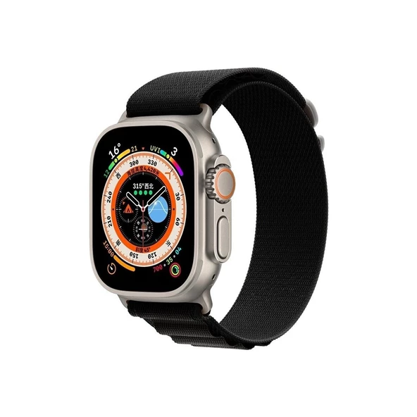 Vendas Apple Watch Ultra 49mm Uyumlu Band-74 Hasır Kordon ( Saat DEĞİLDİR ) - 4
