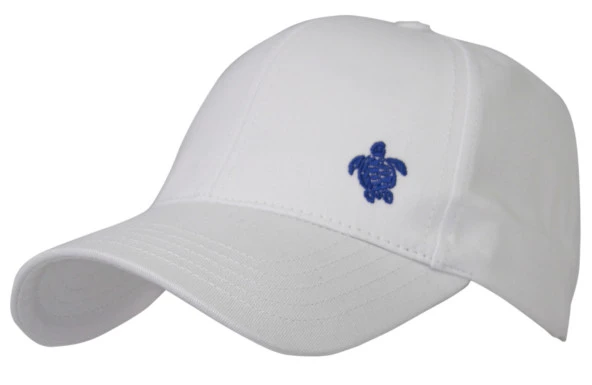 Bay Şapkacı - Caretta Nakışlı kep 9020-Beyaz-mavi-armalı - Resim 2