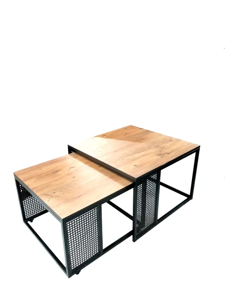 Grand Lüx Metal 2 li Orta Sehpa - 4