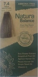 Natura Balance  Organik Krem Saç Boyası 7.4 Tarçın 60 ml