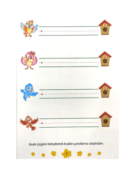 4 Yaş İlk Adımda Çizgilerle Öğreniyorum Meşe İlk Akademi - 3