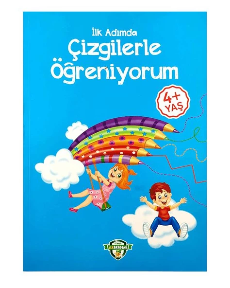 4 Yaş İlk Adımda Çizgilerle Öğreniyorum Meşe İlk Akademi