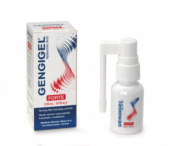 Gengigel Forte Oral Sprey Yüksek Hyaluronik Asit İçerikli Diş ve Diş Eti Bakımı 20 ml
