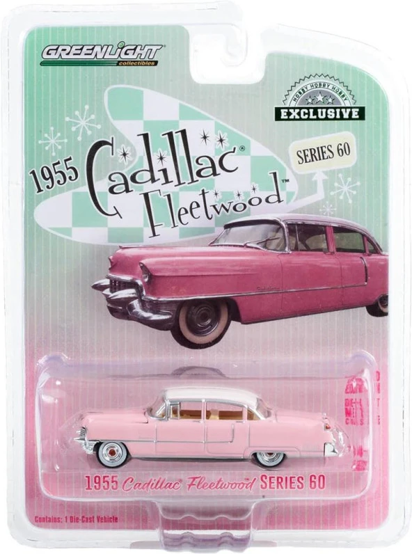 Greenlight 1955 Cadillac Fleetwood Series 60 1/64 Model Araba