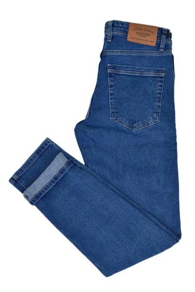 Erkek Silim Fit Jeans Pantolon 321 BGL-ST03753 - 12