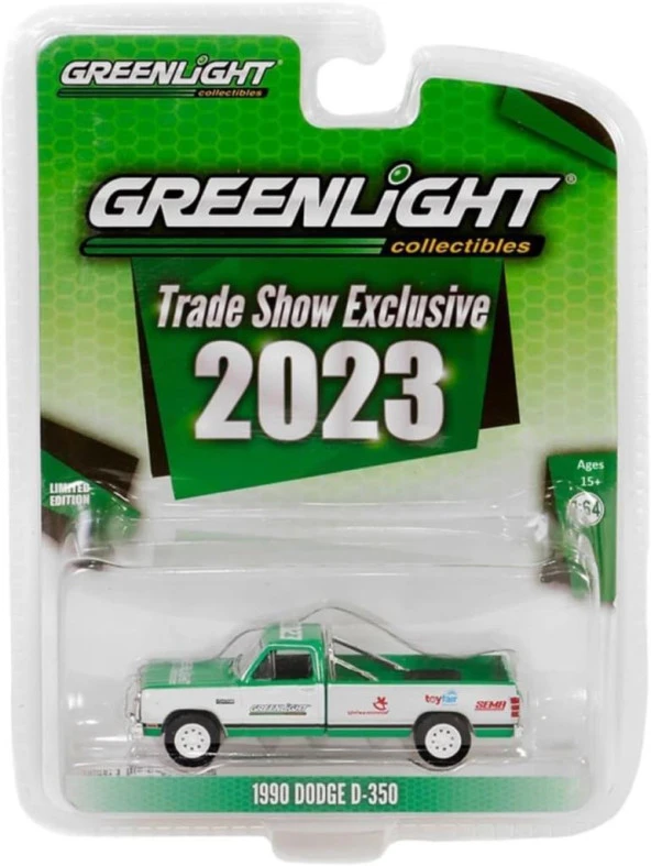 Greenlight 1990 Dodge D-350 1/64 Model Araba - Resim 2