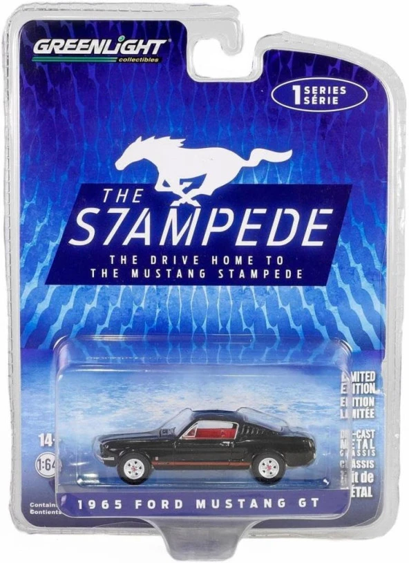Greenlight 1965 Ford Mustang GT 1/64 Model Araba - 2