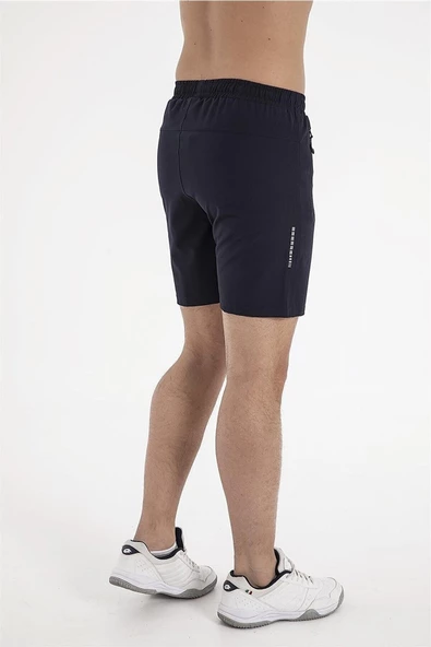 Crozwise Spor Lycra- Erkek Likralı Lacivert Spor Şort - 3164-01 - 2