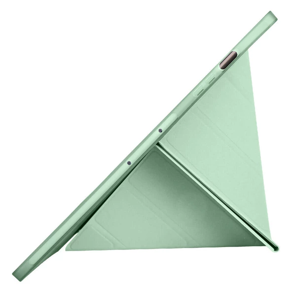 Vendas Samsung Galaxy Tab S9 FE Plus Kılıf Zore Tri Folding Kalem Bölmeli Standlı Kılıf - 12