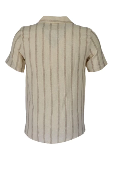 Erkek Pamuklu Yazlık Kısa Kol Gömlek 9627 BGL-ST03736 - Resim 6